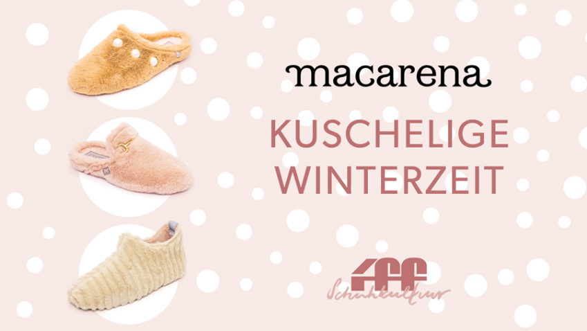 Neu im Sortiment: Hausschuhe von macarena!